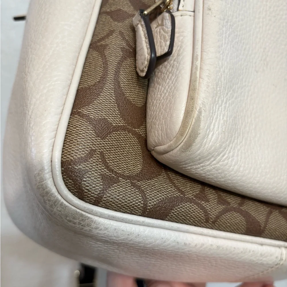 Coach Brown and Cream Backpack - Picture 12 of 16